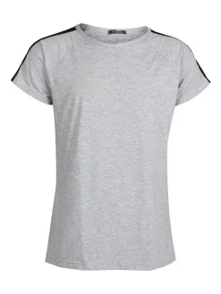 Intimami T-shirt mezza manica con strisce laterali