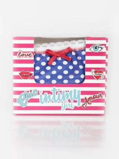 Intimy Girl Slip bambina con stampa pois