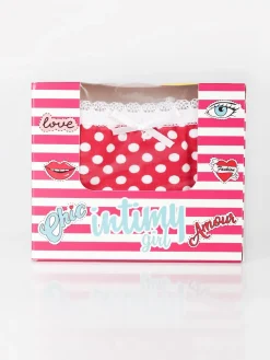 Intimy Girl Slip bambina con stampa pois