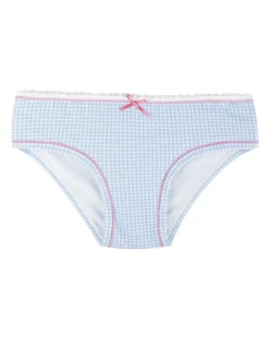 Intimy Girl Slip bambina con stampa quadretti