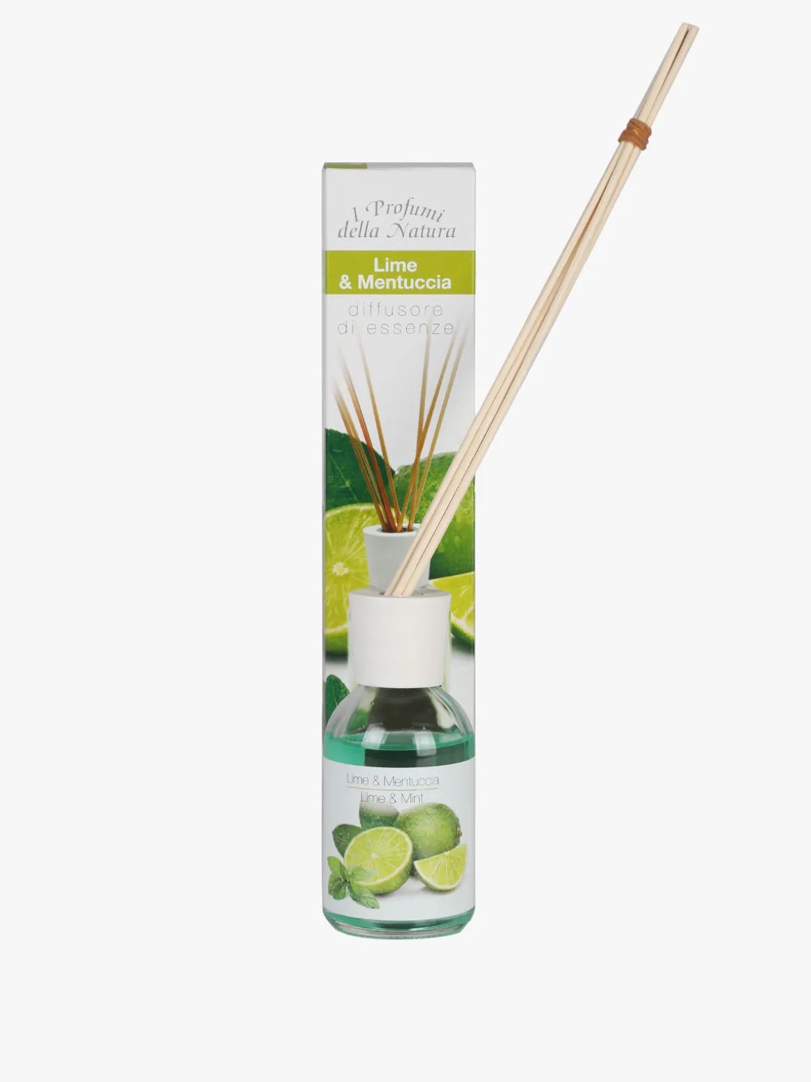 I Profumi Della Natura Diffusore per ambienti con bastoncini Lime e Mentuccia