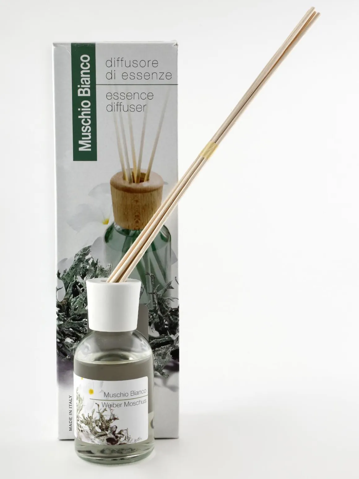 I Profumi Della Natura Diffusore a bastoncini Muschio bianco