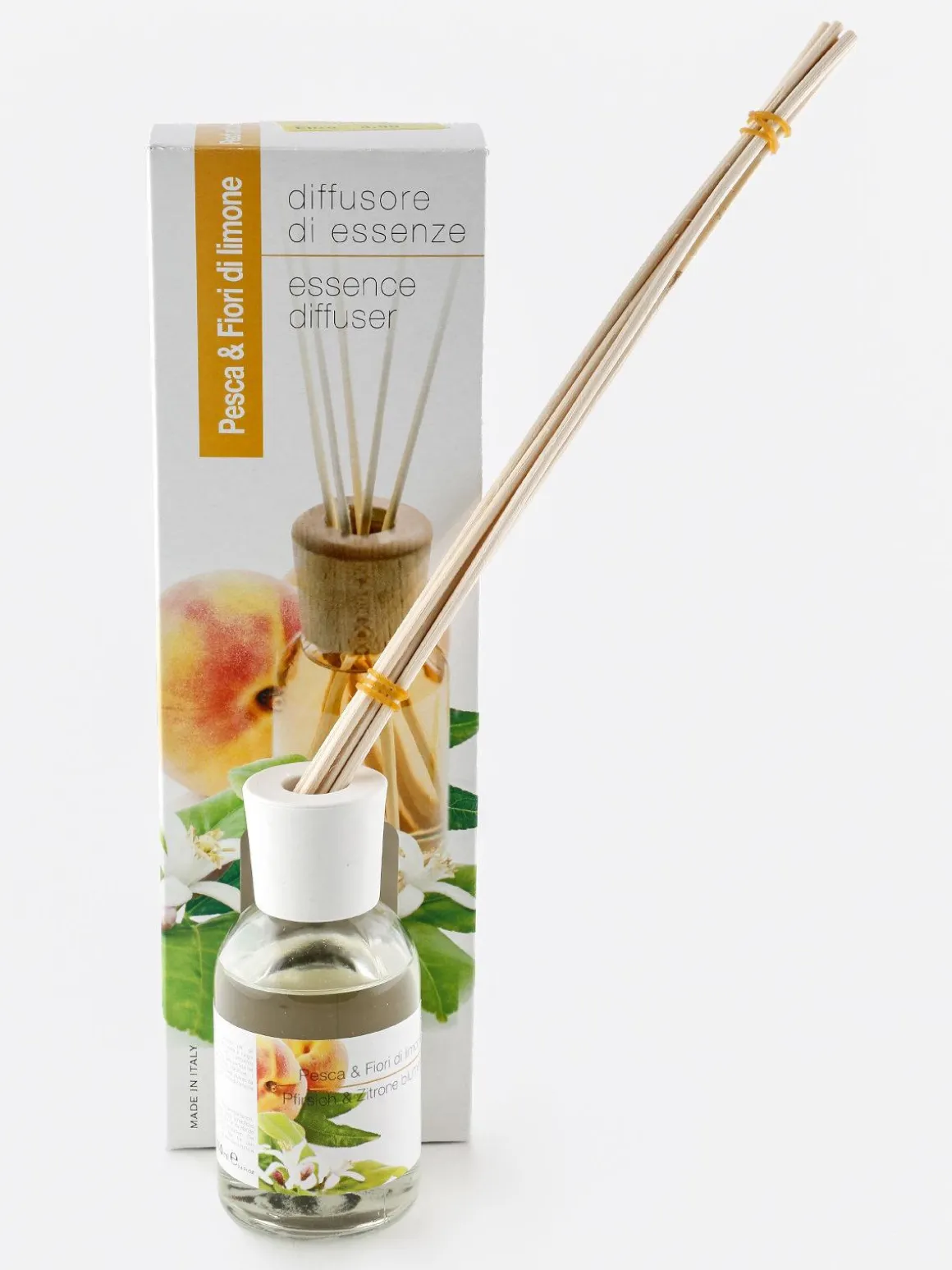 I Profumi Della Natura Diffusore a bastoncini Pesca e fiori di limone