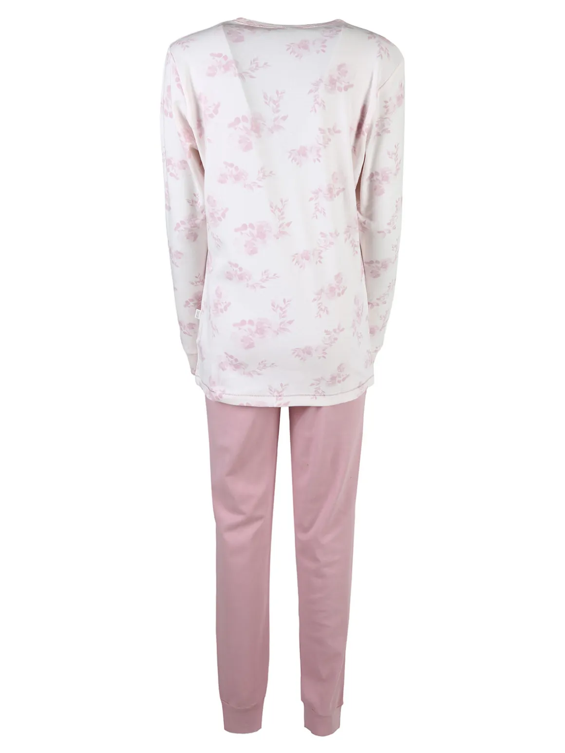 Irge Pigiama donna aperto in cotone interlock - rosa