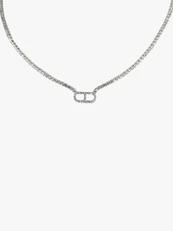Italian Style Collana donna con strass