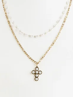 Italian Style Collana donna in acciaio doppio filo