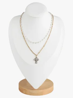 Italian Style Collana donna in acciaio doppio filo