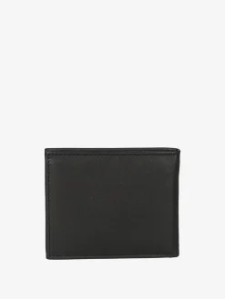 Jaguar Portafoglio da uomo in pelle con logo - nero