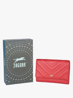 Jaguar Portafoglio in pelle da donna - rosso