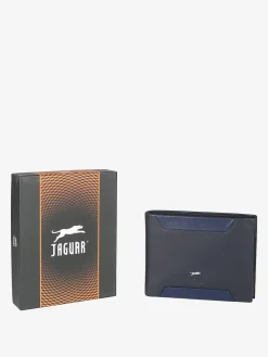 Jaguar Portafoglio uomo in pelle - blu