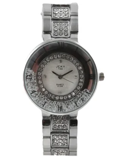 Jcky Orologio da polso donna con strass