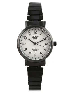 Jcky Orologio da polso donna con cinturino elastico