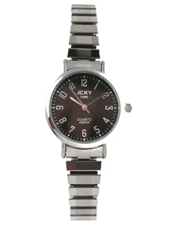 Jcky Orologio da polso donna con cinturino elastico