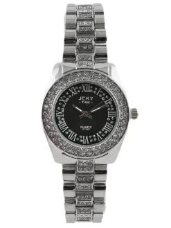 Jcky Orologio da polso donna con strass