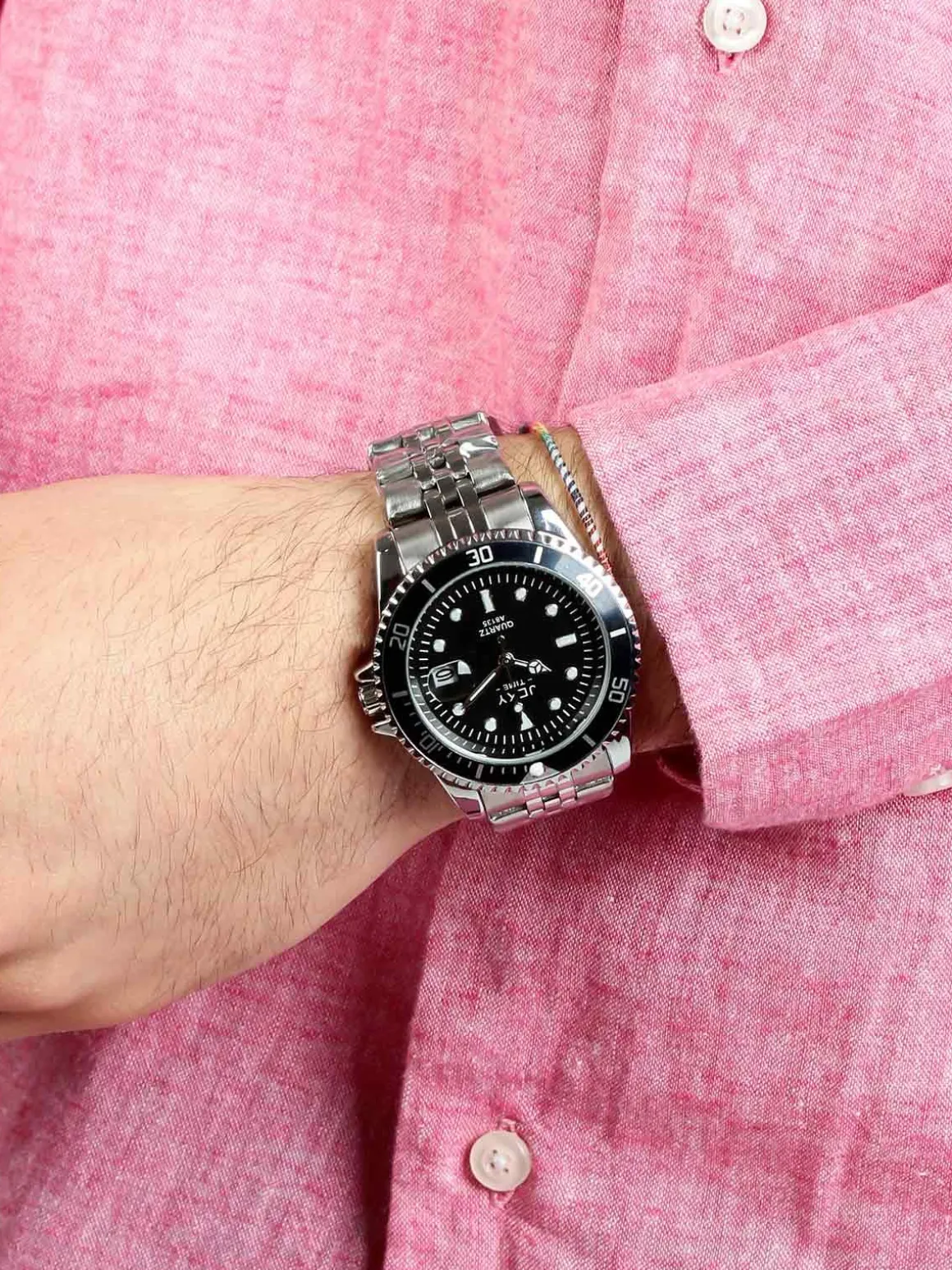 Jcky Orologio da polso uomo con datario