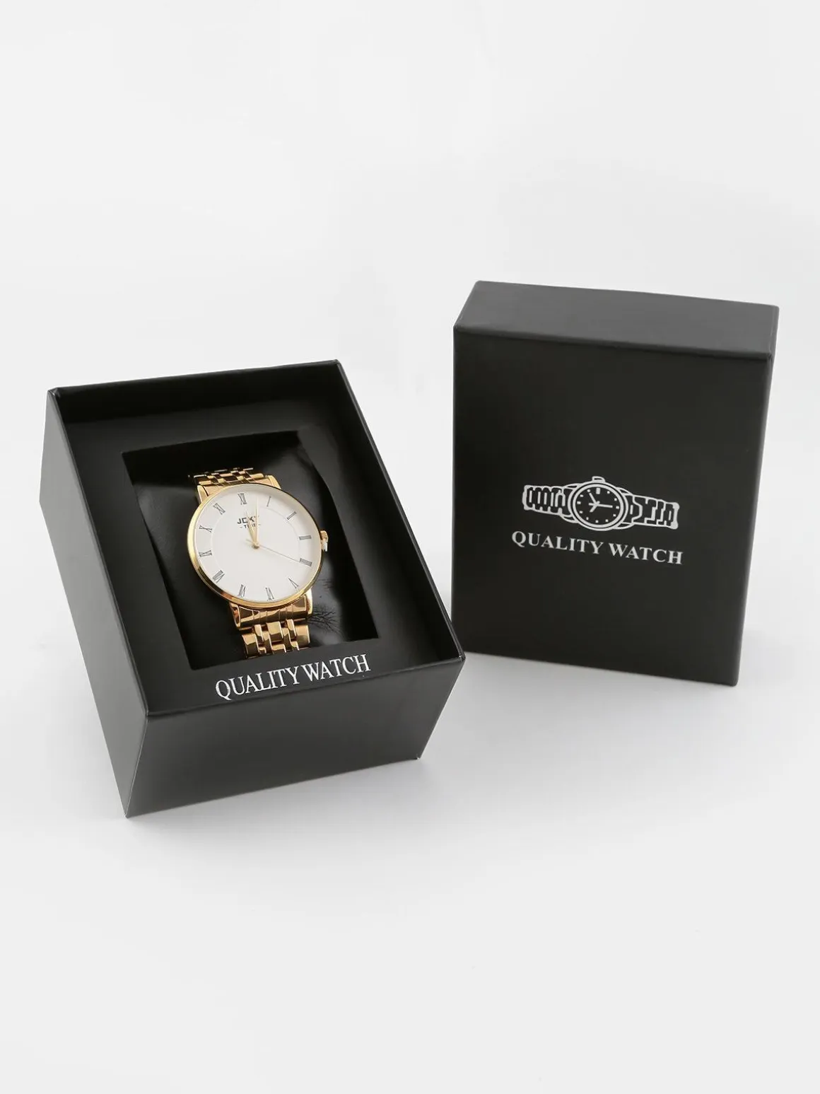 Jcky Orologio uomo da polso con cinturino in acciaio