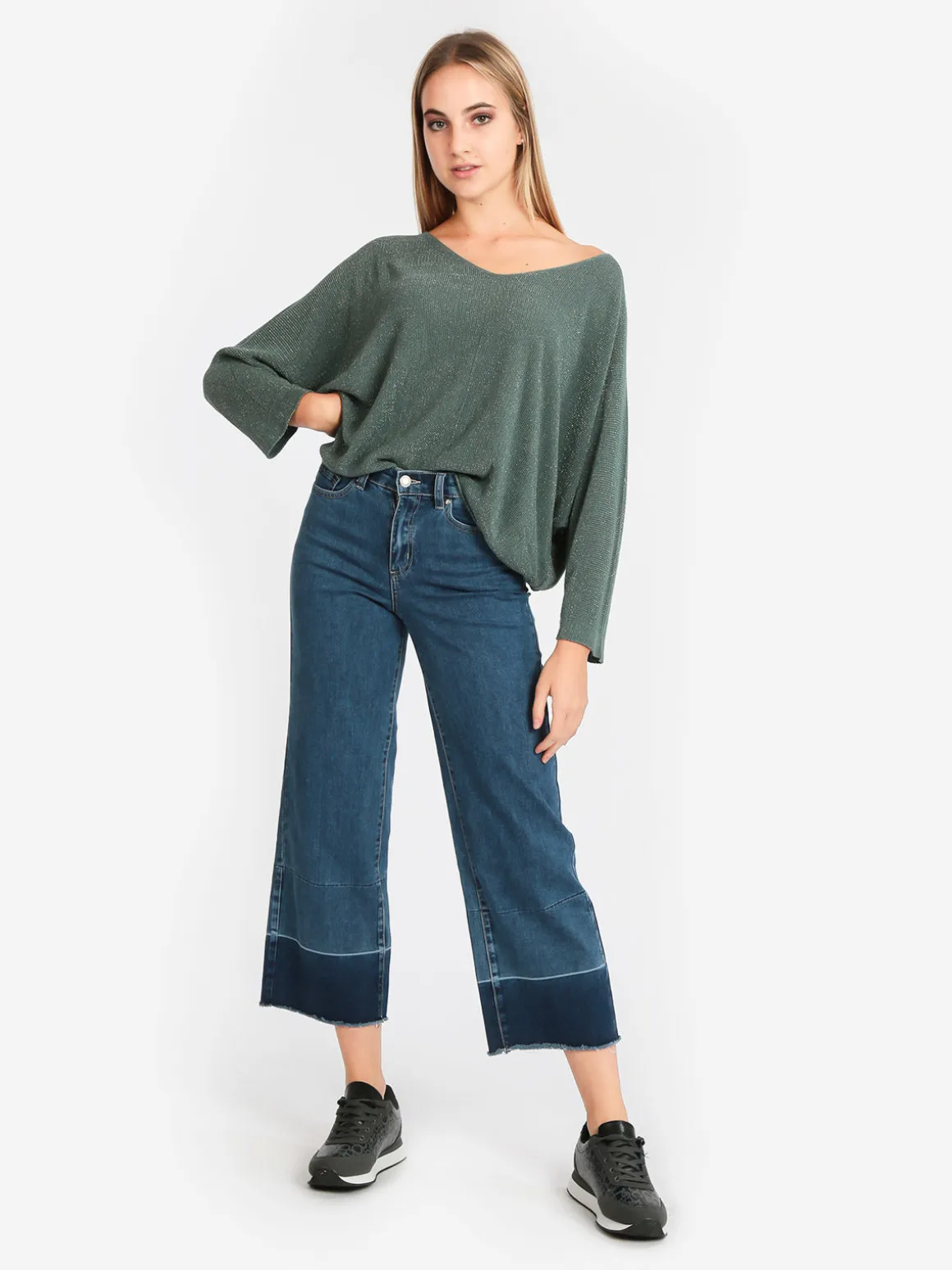 Jean Louis Francois Jeans donna a gamba larga