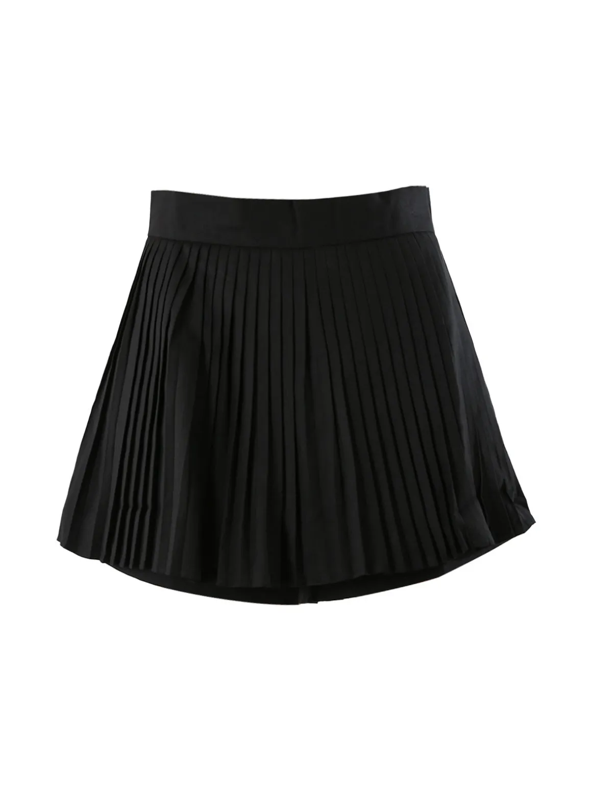 Jeans Louise Francoise Gonna a pantalone da donna plissettato - nero