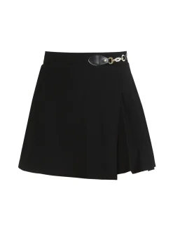 Jeans Louise Francoise Gonna a pantalone con dettaglio strass - nero