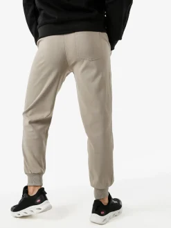 Jeans Yesed Pantaloni sportivi da uomo con coulisse e polsini - fango