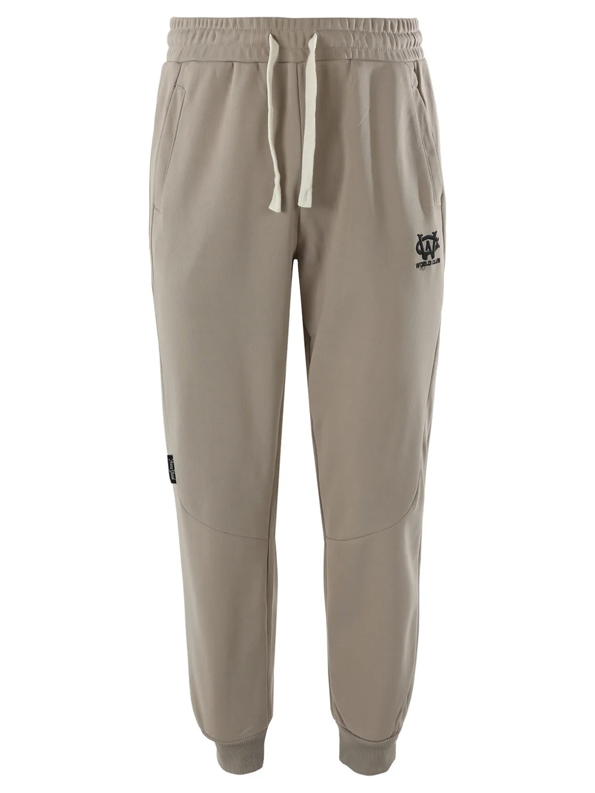 Jeans Yesed Pantaloni sportivi da uomo con coulisse e polsini - fango