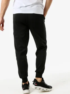 Jeans Yesed Pantaloni sportivi da uomo con coulisse e polsini - nero
