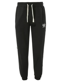 Jeans Yesed Pantaloni sportivi da uomo con coulisse e polsini - nero
