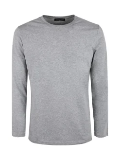 Jeans Yesed T-shirt uomo a maniche lunghe in cotone