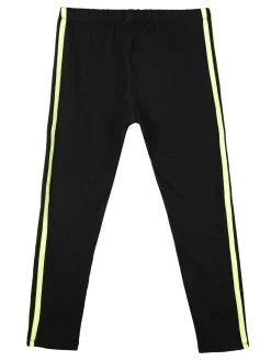 Jebellina Leggings da bambina con striscia laterale
