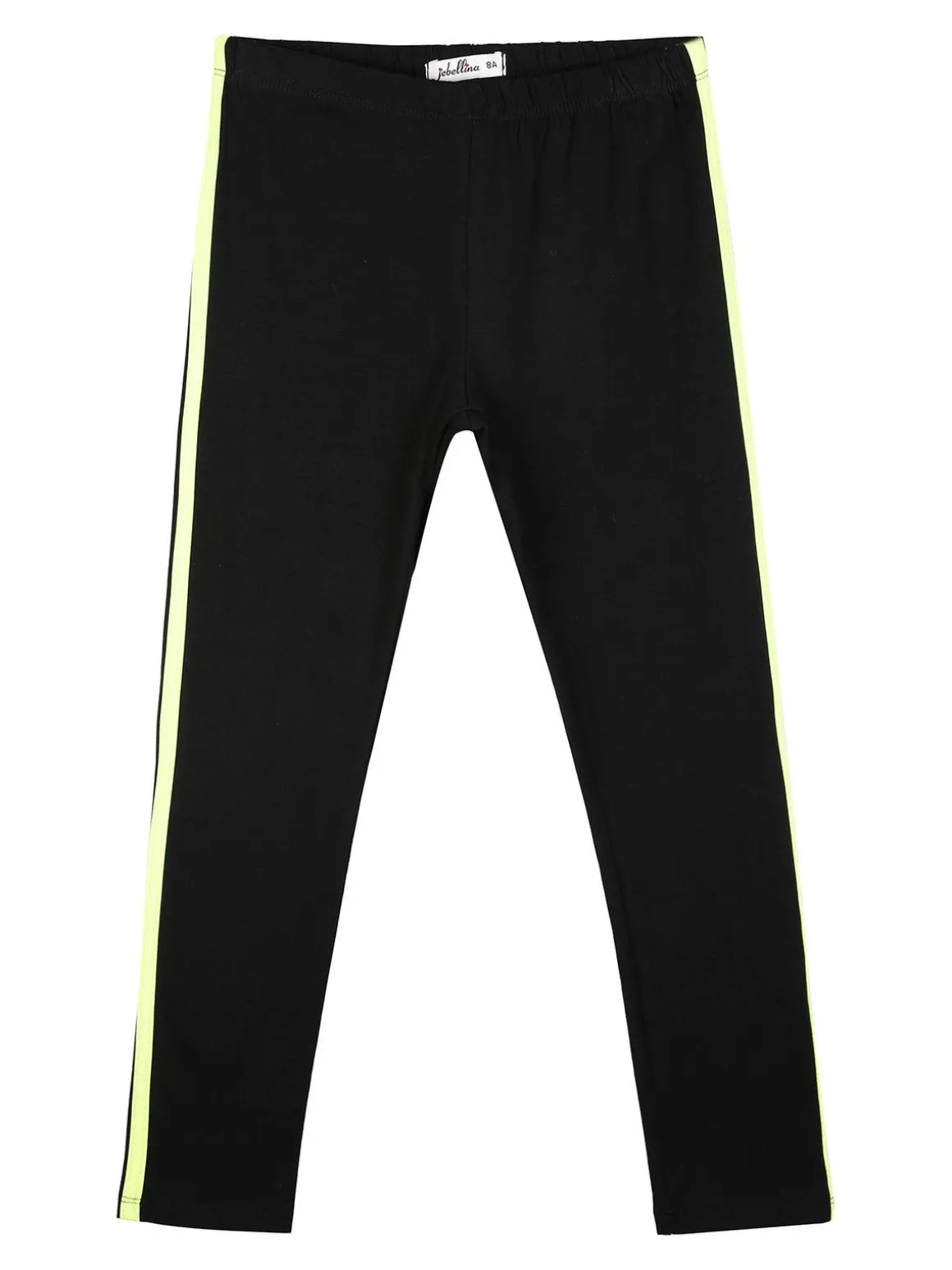 Jebellina Leggings da bambina con striscia laterale