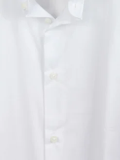 J.E. Mc Collum Camicia bianca a maniche lunghe classic fit
