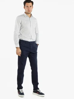 J.E. Mc Collum Pantaloni da uomo modello classico con tasche