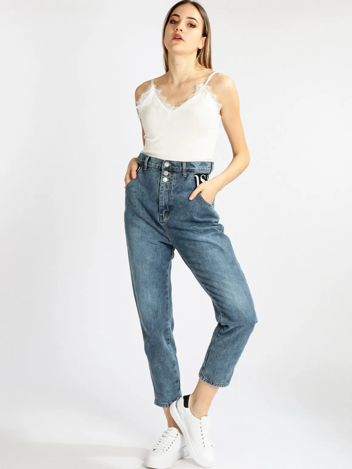 Jessy'S Chic Jeans donna con cavallo basso