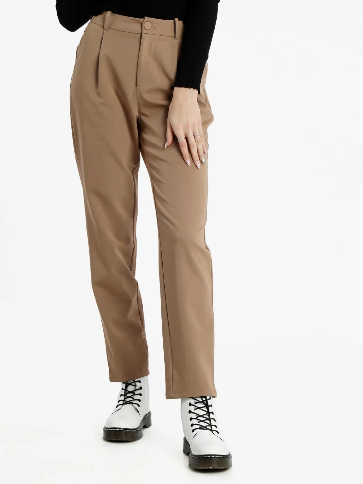 Jmzy Orignal Design Pantaloni donna a vita alta gamba dritta