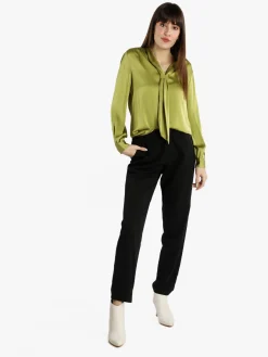 Jmzy Orignal Design Pantaloni donna a vita alta gamba dritta