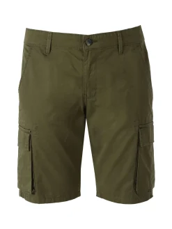 Johnny Looper Bermuda cargo da uomo in cotone - militare