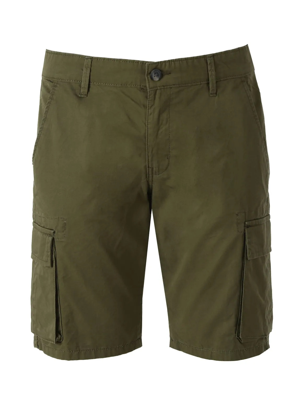 Johnny Looper Bermuda cargo da uomo in cotone - militare