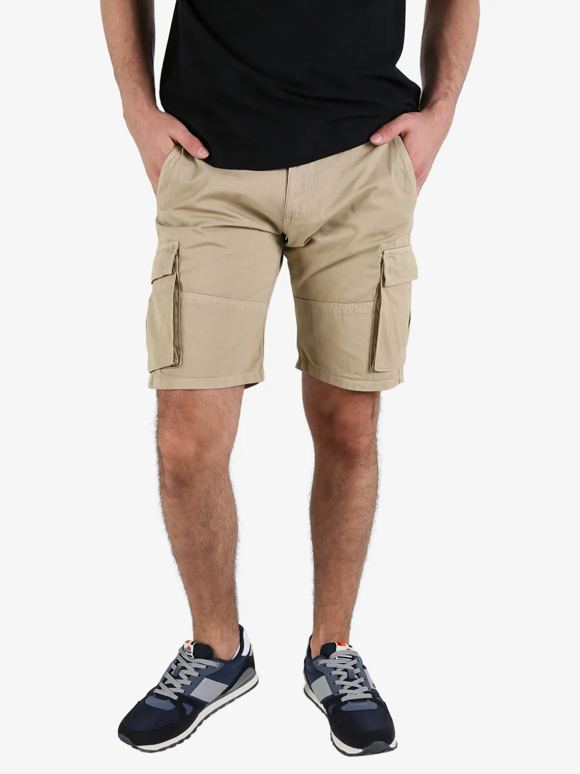 Johnny Looper Bermuda cargo da uomo in cotone