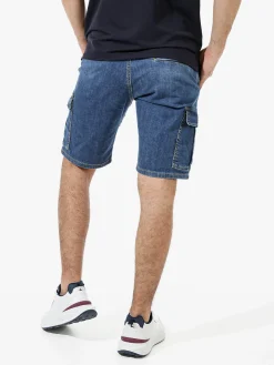 Johnny Looper Bermuda da uomo cargo slim fit - jeans