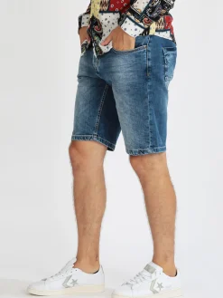 Johnny Looper Bermuda in jeans uomo