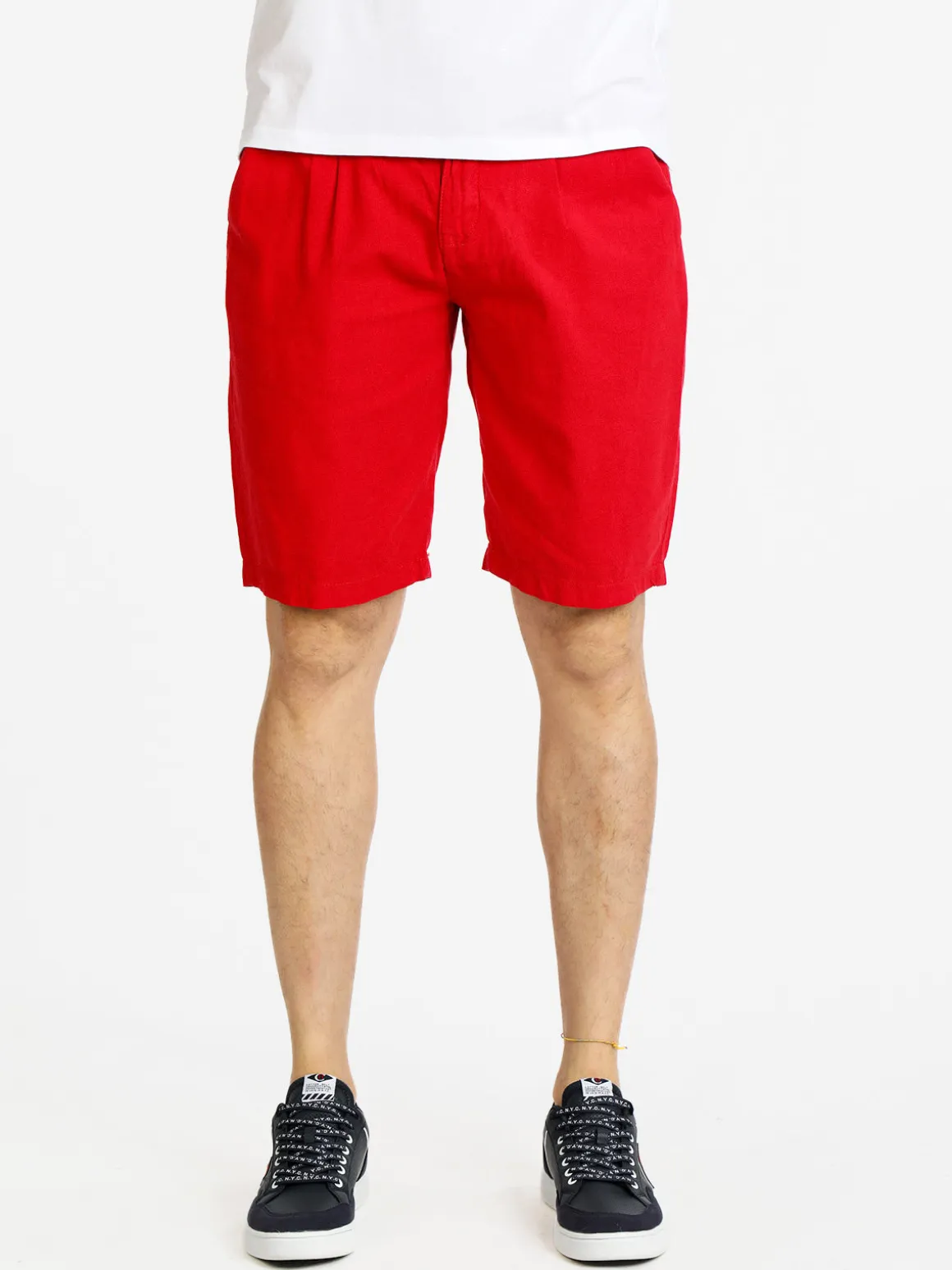 Johnny Looper Bermuda in lino da uomo