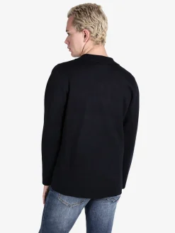 Johnny Looper Blazer da uomo in maglia con bottoni