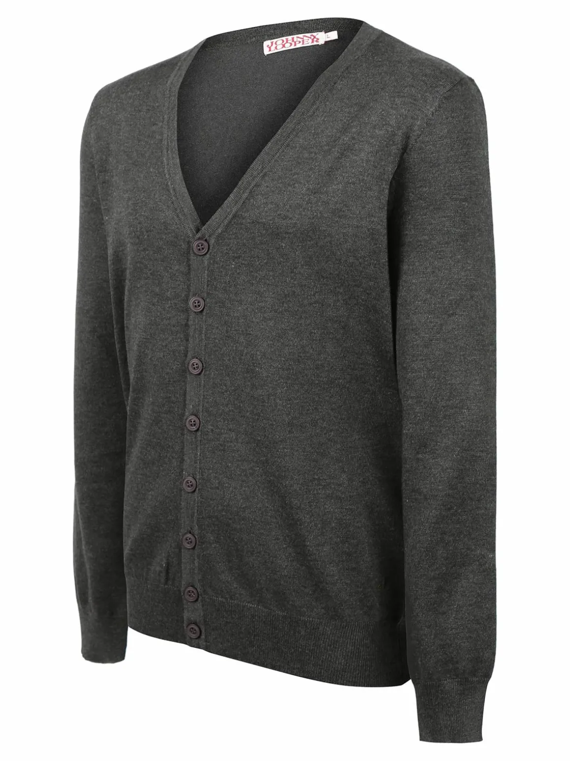Johnny Looper Cardigan uomo in maglia con bottoni