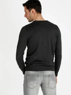 Johnny Looper Cardigan uomo in maglia con bottoni