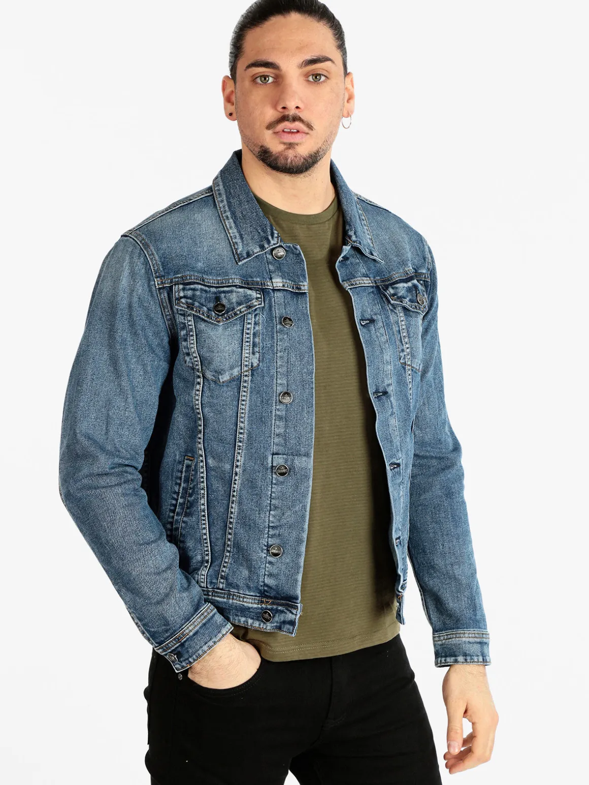 Johnny Looper Giacca in jeans da uomo