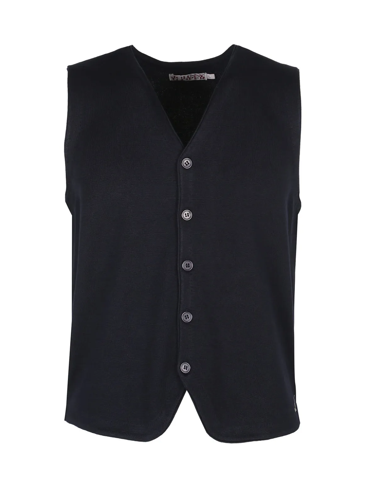Johnny Looper Gilet in maglia da uomo con bottoni