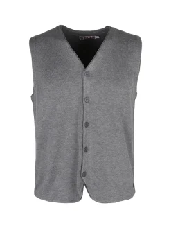 Johnny Looper Gilet in maglia da uomo con bottoni