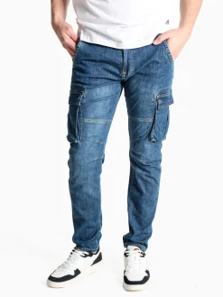 Johnny Looper Jeans cargo da uomo regular fit