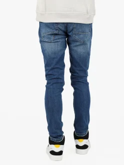 Johnny Looper Jeans da uomo slim fit a vita bassa