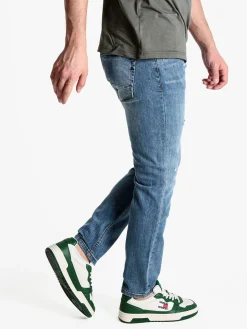 Johnny Looper Jeans da uomo slim fit con strappi